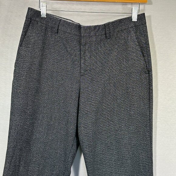 Express Pants Mens 33 Photographer Gray Stretch Flat Front Pockets Dress Pant - Picture 2 of 9